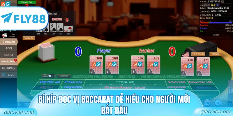 Bí kíp đọc vị Baccarat dễ hiểu cho người mới bắt đầu