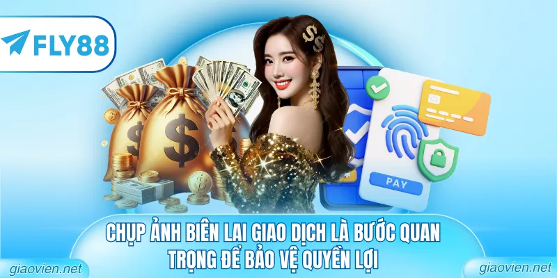 Chụp ảnh biên lai giao dịch là bước quan trọng để bảo vệ quyền lợi
