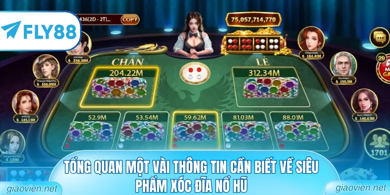 Tổng quan một vài thông tin cần biết về siêu phẩm xóc đĩa nổ hũ